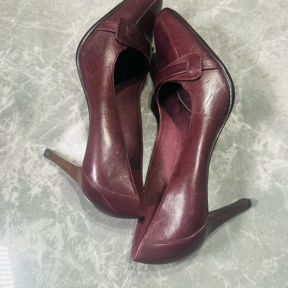 LAUREN Ralph Lauren Viona Amethyst Leather Brazilian  Purple Dress Heels SZ 10B - Picture 4 of 8